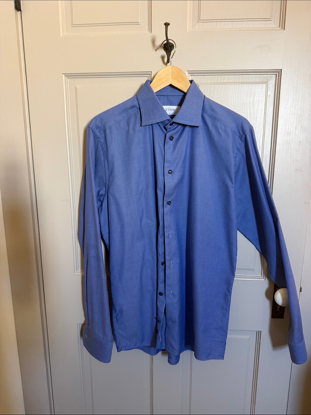 Eton Men's Dress Shirt in Blue